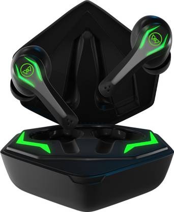 Wings Phantom Pro Gaming TWS with 40 Hrs Playtime,50ms low latency, Bluetooth 5.3 Bluetooth Gaming Headset  (Black, True Wireless)