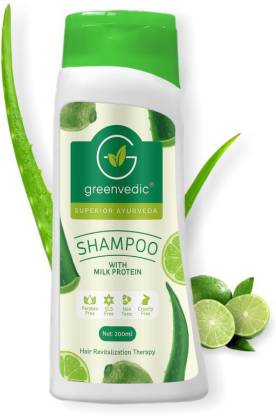 GreenVedic Milk Protein Shampoo ( paraben And SLS free)