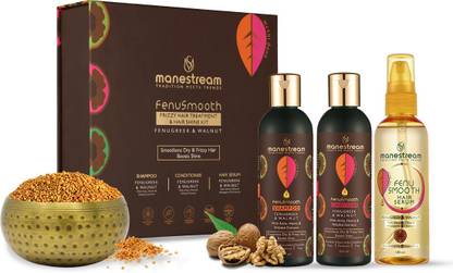 Manestream Fenusmooth Frizzy Hair Treatment Kit, Controls Frizz & Dryness, Paraben-SLS Free Price in India - Buy Manestream Fenusmooth Frizzy Hair Treatment Kit, Controls Frizz & Dryness, Paraben-SLS Free online at Manestream Fenusmooth Frizzy Hair Treatment Kit, Controls Frizz & Dryness, Paraben-SLS Free Price in India - Buy Manestream Fenusmooth Frizzy Hair Treatment Kit, Controls Frizz & Dryness, Paraben-SLS Free online at