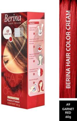 Berina Garnet Red Hair Color Cream , Garnet Red Hair Color Cream - Price in  India, Buy Berina Garnet Red Hair Color Cream , Garnet Red Hair Color Cream  Online In India,