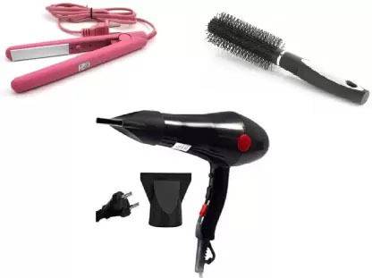 Pleev Hair Roller Comb With Best Hair Dryer Portable Hair Straightener  Combo Pack Personal Care Appliance Combo Price in India - Buy Pleev Hair  Roller Comb With Best Hair Dryer Portable Hair