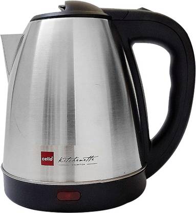 cello Electric Kettle Quick Boil- Popular, Black, 1.5 Ltr Electric Kettle  (1.5 L, Black)