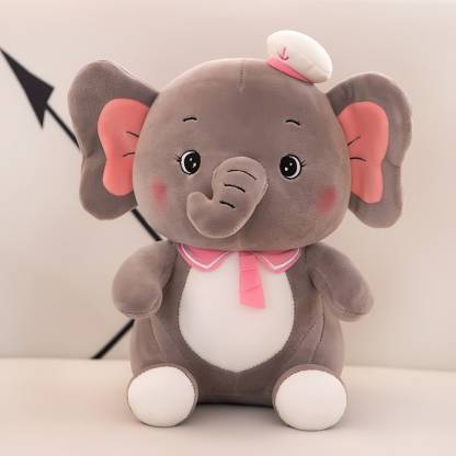 LITTLE HUNK Elephant Super Soft Stuffed Animal Plush Toy For Kids - 25 cm -  Elephant Super Soft Stuffed Animal Plush Toy For Kids . Buy baby Elephant soft  toy toys in