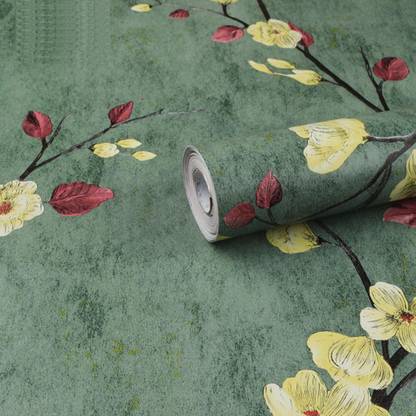 Indian Royals Floral & Botanical Multicolor Wallpaper Price in India - Buy Indian Royals Floral & Botanical Multicolor Wallpaper online at Indian Royals Floral & Botanical Multicolor Wallpaper Price in India - Buy Indian Royals Floral & Botanical Multicolor Wallpaper online at