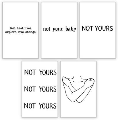 SIMPLY INKED Self Love Temporary Tattoo Combo pack of 5 ...