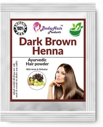 BadaHair Ayurvidic Brown herbal Ammonia free Mehndi henna powder- Pack Of  2x20gm , Brown - Price in India, Buy BadaHair Ayurvidic Brown herbal  Ammonia free Mehndi henna powder- Pack Of 2x20gm ,