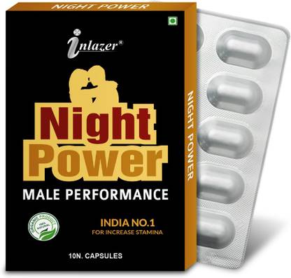 inlazer Night Power Sex Time Formulation Increases Thicker Harder