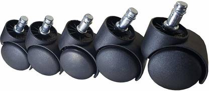 ANCHI Revolving Pin Type Chair Wheel Set of 5 for revolving Chairs
