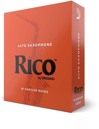 Box Of 10 DAddario RICO BY D'ADDARIO ALTO SAXOPHONE REEDS 