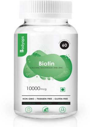 Bodyops Biotin for Skin, Nails & Hair Growth for Women and Men Price in  India - Buy Bodyops Biotin for Skin, Nails & Hair Growth for Women and Men  online at 