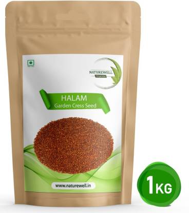 Naturewell 1kg - Halim Seeds / Asalsiya For Eating, Aliv Seeds For Skin,  hair & Bone Garden Cress Seeds Price in India - Buy Naturewell 1kg - Halim  Seeds / Asalsiya For
