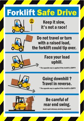 RLDigitalUnits forklift safety 2 Emergency Sign Price in ...