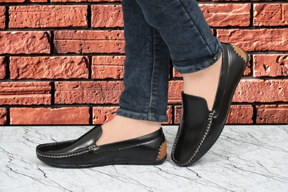 black loafer shoes flipkart