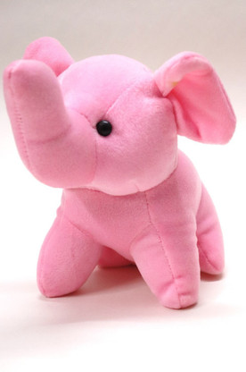 pink elephant soft toy