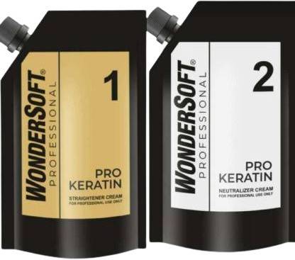 Wondersoft Professional 1000ML Pro Keratin Hair Straightening Cream With  Neutralizer - Price in India, Buy Wondersoft Professional 1000ML Pro Keratin  Hair Straightening Cream With Neutralizer Online In India, Reviews, Ratings  & Features |