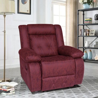 flipkart perfect homes leatherette manual recliner