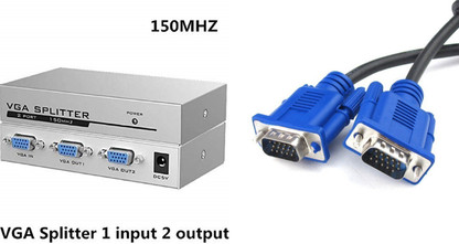 Cable 2 Port VGA Video Splitter-200Mhz 