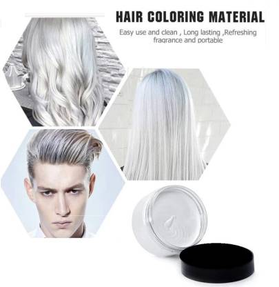 GFSU INSTANT WHITE DRY HAIR FOR CREAMY HAIR TEMPORARY COLOR WAX FOR BOYS  AND GIRLS , White - Price in India, Buy GFSU INSTANT WHITE DRY HAIR FOR  CREAMY HAIR TEMPORARY COLOR