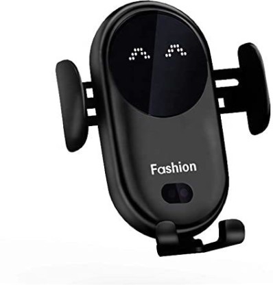 Black Wireless Car Charger,Qi Fast Charger Air Vent Phone Holder for Samsung S8 S8 No AC Adapter S8 Plus S7 S7 Edge Note 5 Note 7 Note 8、Apple iPhone X/8/8 Plus All QI-Enabled Devices 