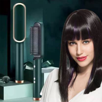 Nimiz air Straightener Comb Brush For Men,Women, Hair Straightening and  Smoothing Comb Hair Straightener_Black Hair Straightener - Nimiz :  