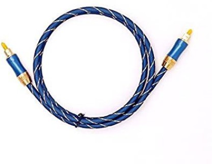 Cable Matters Toslink Cable 25 Feet with Metal Connectors and Braided Jacket Toslink Optical Cable, Digital Optical Audio Cable 