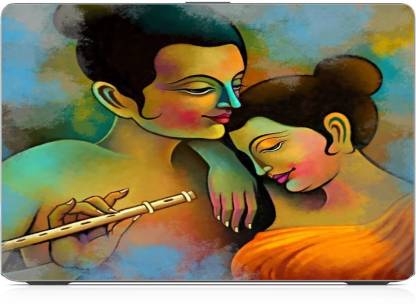 i-Birds radha krishna wallpaper Exclusive High Quality Laptop Decal, laptop  skin sticker  inch (15 x 10) Inch iB_skin_1822new High Quality HD  Printed Vinyl Laptop Decal  Price in India - Buy