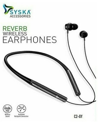 syska c2 reverb bluetooth headset