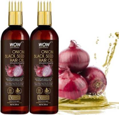 WOW SKIN SCIENCE Onion Hair Oil for Hair Growth and Hair Fall Control with  COMB APPLICATOR 18 Hair Oil - Price in India, Buy WOW SKIN SCIENCE Onion  Hair Oil for Hair