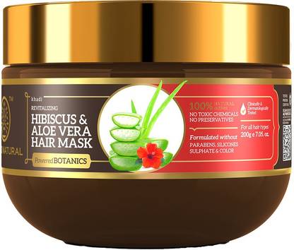 KHADI NATURAL Hibiscus & Aloe Vera Hair Mask | Revitalizing | Powered Botanics - Price in India, Buy KHADI NATURAL Hibiscus & Aloe Vera Hair Mask | Revitalizing | Powered Botanics Online KHADI NATURAL Hibiscus & Aloe Vera Hair Mask | Revitalizing | Powered Botanics - Price in India, Buy KHADI NATURAL Hibiscus & Aloe Vera Hair Mask | Revitalizing | Powered Botanics Online