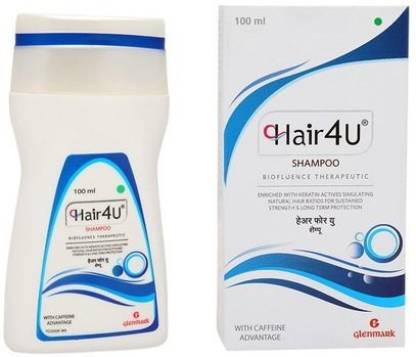 Glenmark Hair 4U Shampoo (100 ml) - Price in India, Buy Glenmark Hair 4U  Shampoo (100 ml) Online In India, Reviews, Ratings & Features 