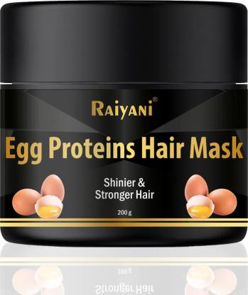 Raiyani Egg Protein Hair Mask to reduce hair fall and strengthen, Long &  Shiny Hair - Price in India, Buy Raiyani Egg Protein Hair Mask to reduce  hair fall and strengthen, Long