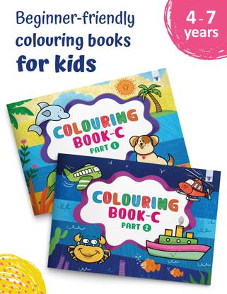 Colouring And Drawing Practice Book For Kids | Copy Color ...
