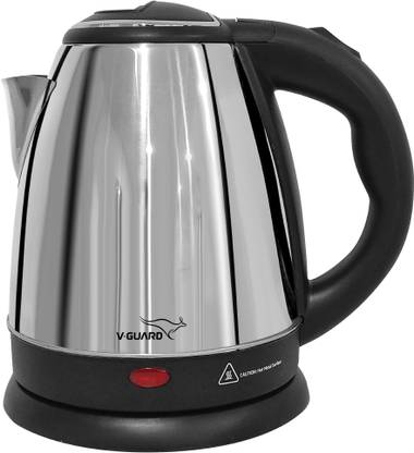 V-Guard VKS15 Stainless Steel 1500 W Electric Kettle  (1.5 L, Steel-Black)