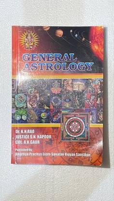 General Astrology: Buy General Astrology by K.N RAO, JUSTICE ...
