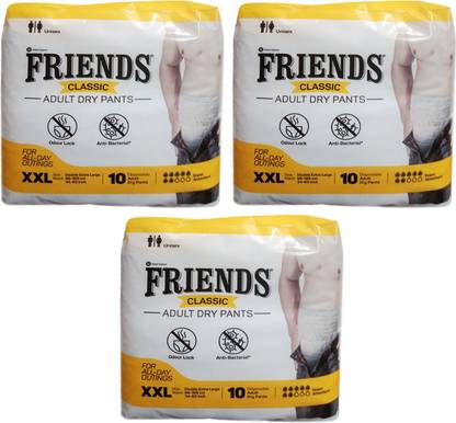 NOBEL HYGIENE CLASSIC ADULT PULL UPS/ PANT TYPE DIAPERS, SIZE XXL, 10