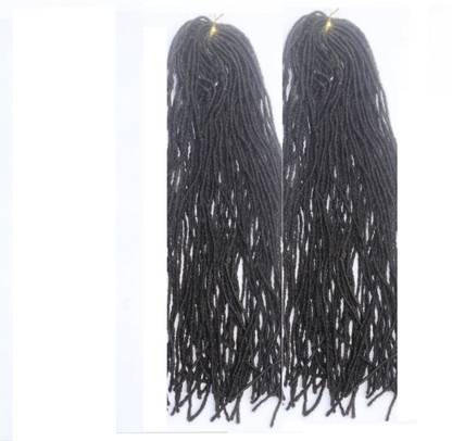 A H S FAUX LOCS DREAD 20”in Length 100% Synthetic Braid (Black)Set of 2 Hair Extension Price in India - Buy A H S FAUX LOCS DREAD 20”in Length 100% Synthetic Braid ( A H S FAUX LOCS DREAD 20”in Length 100% Synthetic Braid (Black)Set of 2 Hair Extension Price in India - Buy A H S FAUX LOCS DREAD 20”in Length 100% Synthetic Braid (