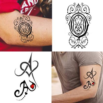 Ordershock OA Name Letter Tattoo Waterproof Boys and Girls Temporary Body  Tattoo Pack of 2. - Price in India, Buy Ordershock OA Name Letter Tattoo  Waterproof Boys and Girls Temporary Body Tattoo