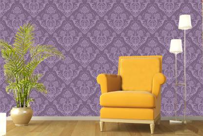 Print Panda Decorative Purple Wallpaper Price in India - Buy Print Panda  Decorative Purple Wallpaper online at 