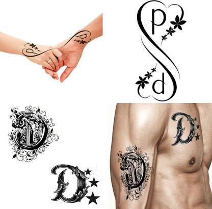 Ordershock DP Name Letter Tattoo Waterproof Boys and Girls Temporary Body  Tattoo Pack of 2. - Price in India, Buy Ordershock DP Name Letter Tattoo  Waterproof Boys and Girls Temporary Body Tattoo