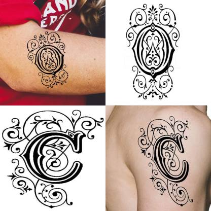 Ordershock Oc Name Letter Tattoo Waterproof Boys And Girls Temporary Body Tattoo Pack Of 2 Price In India Buy Ordershock Oc Name Letter Tattoo Waterproof Boys And Girls Temporary Body Tattoo