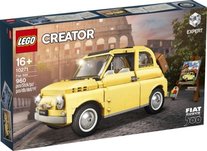 Display Case Vitrine Compatible avec Lego 10271 Uniquement Vitrine Nlne Display Case Acrylic pour Creator Expert Fiat 500 Transparent 