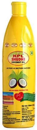 Kpl Shudhi Coconut Oil 100 Natural Coconut Oil Hair Oil 1 L Hair Oil