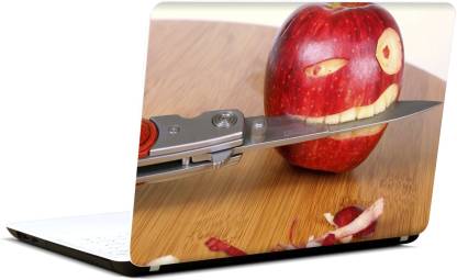 AMEZ Apple with Knife Funny 17 Inch Vinyl Laptop Decal 17 Price in India -  Buy AMEZ Apple with Knife Funny 17 Inch Vinyl Laptop Decal 17 online at  