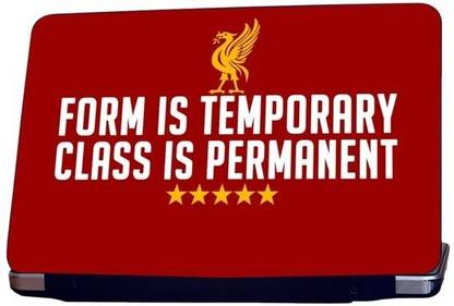 Bluegape Liverpool Fc Form Is Temporary Class Is Permanent 3 Mm Matte Sheet Laptop Decal 15 6 Price In India Buy Bluegape Liverpool Fc Form Is Temporary Class Is Permanent 3 Mm