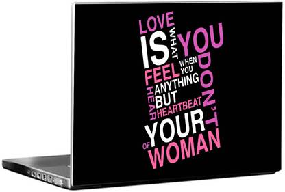 Fairdeal Cute Quotes With Love Vinyl Laptop Decal 15 6 Price In India Buy Fairdeal Cute Quotes With Love Vinyl Laptop Decal 15 6 Online At Flipkart Com