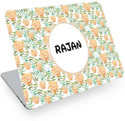 Posterchacha Rajan Name Floral Design Laptop Skin Vinyl Laptop Decal 14  Price in India - Buy Posterchacha Rajan Name Floral Design Laptop Skin  Vinyl Laptop Decal 14 online at 