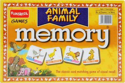 FUNSKOOL Memory Animal Family Price in India - Buy FUNSKOOL Memory Animal  Family online at 