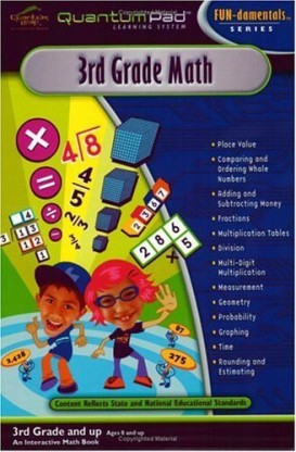 Quantum Pad Leap Interactive Book & Cartridge 3rd Grade Math & Up 