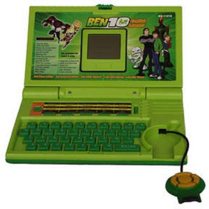 24 carat green ben 10 english learner laptop for kids