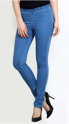 Jeans Light Blue Jegging Price in India 